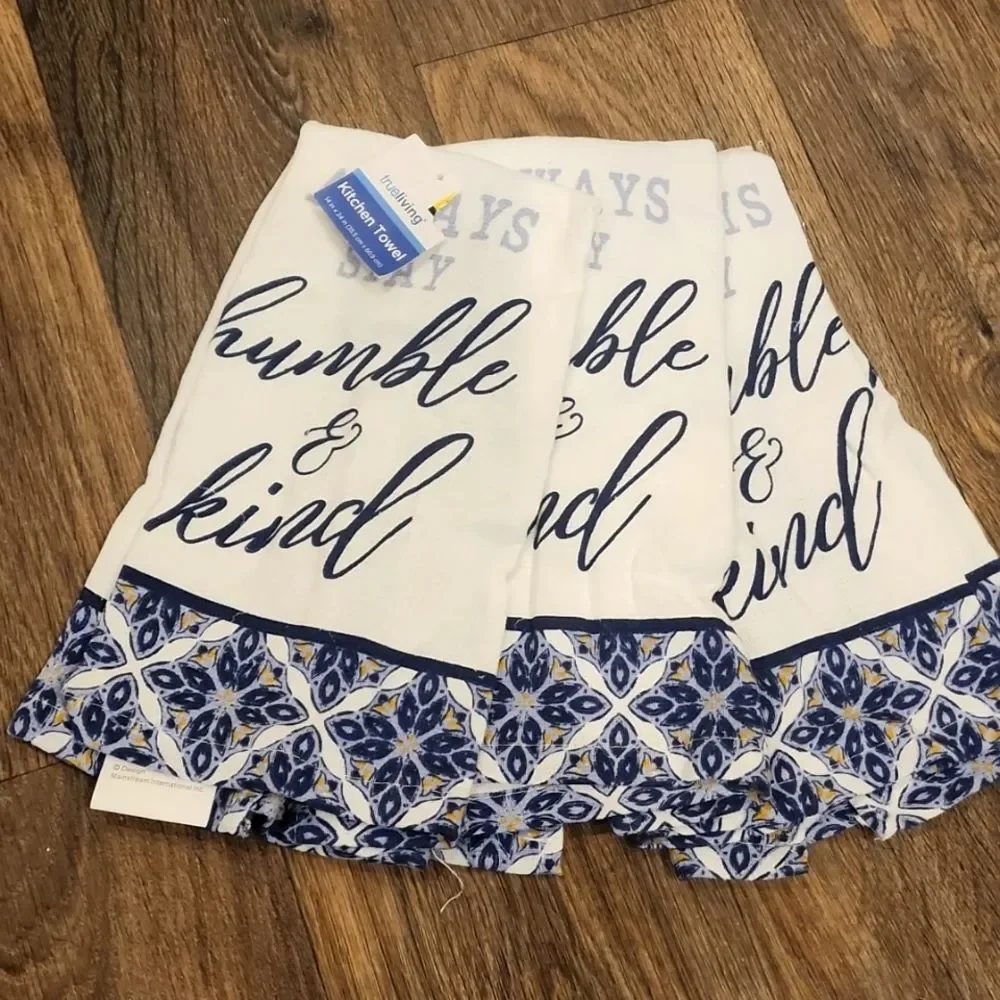 True Living‎ AlwaysvStay Humble & Kind Kitchen Hand Towels